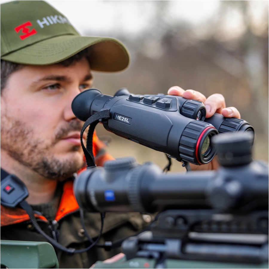 Lornetka termowizyjna termowizor HIKMICRO Habrok 4K HE25L LRF 850 nm - obrazek 3