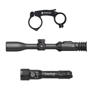 Celownik noktowizyjny noktowizor HIKMICRO Alpex PRO z uchwytem pod IR + iluminator laserowy X-hog Pro v2 940/850 nm