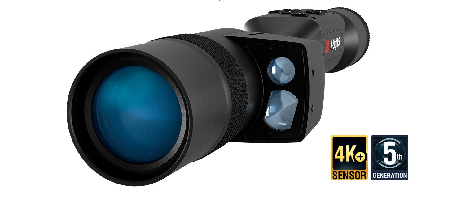 Luneta noktowizyjna ATN X-Sight 5 V2 LRF 5-25x Dzień/Noc 4K+